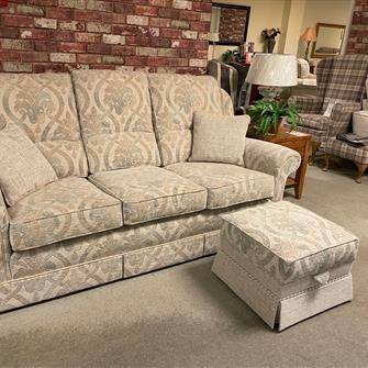 HORNSEA SOFA, FOOTSTOOL & 2 CHAIRS £2999 SAVE OVER £3000!